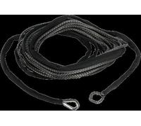 Sintetico Cavo Nero Con Guaina per Argani a Fune, 6mm X 10m Atv Utv Qua