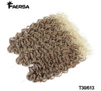 Sintetico Ricci Parlor Capelli Estensione Profondo Ondulato Per Donna 45.7-61cm