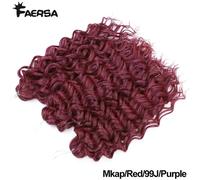 Sintetico Ricci Parlor Capelli Estensione Profondo Ondulato Per Donna 45.7-61cm