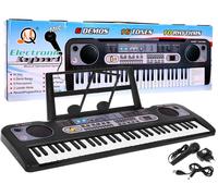 Sintetizzatore a tastiera per bambini con microfono e USB