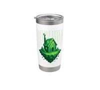 Sintetizzatore del Tempio Pixel di Witch House Bicchiere termico in acciaio inox doppia parete