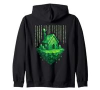 Sintetizzatore del Tempio Pixel di Witch House Felpa con Cappuccio