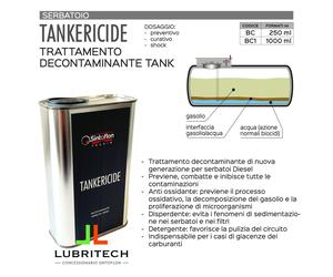 Sintoflon TANKERICIDE 1L. Trattamento serbatoi gasolio Biocida anti alghe Diesel