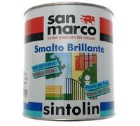 SINTOLIN SMALTO VERNICE BRILLANTE SINTETICO UNIVERSALE PER ESTERNO/INTERNO FUMO DI LONDRA 750 ML applicato sia su legno che su metallo preventivamente trattati.