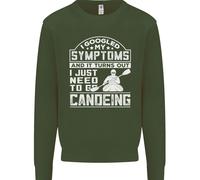Sintomi i Just Bisogno To Go Canoa Divertente Uomo Felpa Maglione