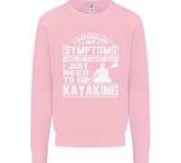 Sintomi Just Bisogno To Go Kayaking Divertente Bambini Felpa Maglione