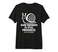 Sintomo di affaticamento cronico Lento Progresso Lumaca Me/CFS Consapevolezza Maglietta Premium