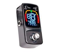 Sintonizzatore a pedale per chitarra digitale di dimensioni portatili Sostituzione Chitarra cromatica Sintonizzatore a pedale Effetto Bypass reale Design Enduring Large Screen Guitar Tuner