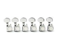 sintonizzatore di chitarra, Meccaniche multicolore 6 in linea con rapporto 15:1, 1 pin, completamente sigillate, for SQ ST Tele(Chrome)