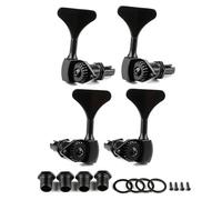 Sintonizzatore per basso elettrico Peg Chitarra Open Gear Tuning Pioli Testa Macchina Sintonizzatore di corde in metallo 4 String Bass Machine Head Knobs