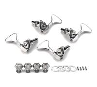 Sintonizzatore per basso elettrico Peg Chitarra Open Gear Tuning Pioli Testa Macchina Sintonizzatore di corde in metallo 4 String Bass Machine Head Knobs