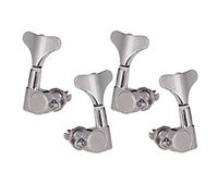 Sintonizzatore per piolo a corda Sigillato pulsante testa macchina per basso parte argento 2L2R