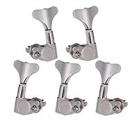 Sintonizzatore per piolo a corda Sigillato pulsante testa macchina per basso parte argento 2L3R