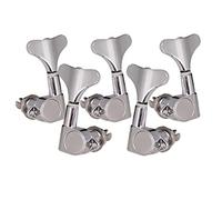 Sintonizzatore per piolo a corda Sigillato pulsante testa macchina per basso parte argento 3L2R