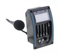 Sintonizzatore Pickup Equalizzatore EQ Per Chitarra Elettrica Acustica A 5 Bande Con Microfoni