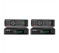 Sintonizzatore TV DVB-T2 2X Ricevitore TV satellitare terrestre Decoder TV digitale HEVC DVBT2 264 HD Set Top Box USB Spina UE