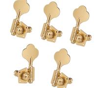Sintonizzatori A Testa Di Chitarra 1 set di 5 meccaniche per basso a 5 corde 4R1L dorate aperte accessori per strumenti musicali