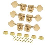 Sintonizzatori A Testa Di Chitarra 3R3L 4R1L 1R4L 3R2L 2R3L Accordatore per basso a 5 corde con meccanismo aperto chiavi e meccaniche per chitarra basso oro(3R3L)