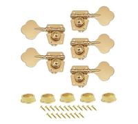Sintonizzatori A Testa Di Chitarra 3R3L 4R1L 1R4L 3R2L 2R3L Accordatore per basso a 5 corde con meccanismo aperto chiavi e meccaniche per chitarra basso oro(3R2L)
