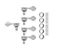 Sintonizzatori A Testa Di Chitarra 3R3L 4R1L 1R4L 3R2L 2R3L accordatore per basso a 5 corde con meccanismo aperto chiavi di accordatura meccaniche per chitarra basso cromate(4R1L)