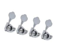 Sintonizzatori A Testa Di Chitarra 4R 4L 2R2L accordatore per basso elettrico aperto con manopola di accordatura e testa della macchina per basso cromato(4R)