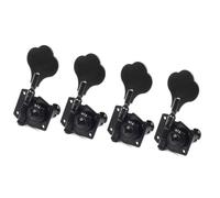 Sintonizzatori A Testa Di Chitarra 4R 4L 2R2L accordatore per basso elettrico aperto manopola di accordatura testa della macchina nero(4R)