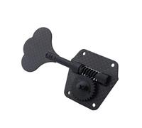 Sintonizzatori A Testa Di Chitarra Accordatore per basso Open Gear in scala 1:28 materiale in fibra di carbonio per chitarra elettrica Jazz.(1BK L)