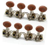 Sintonizzatori A Testa Di Chitarra Accordatore per ukulele con corde autobloccanti piroli per accordatura di chitarra testa della macchina con testa marrone adatto per accessori per ukulele e chitarra
