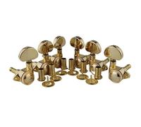 Sintonizzatori A Testa Di Chitarra Chiave di accordatura autobloccante per chitarra 3R3L1:21 con testa per pirolo e maniglia grande(Gold)