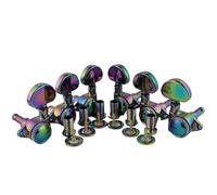 Sintonizzatori A Testa Di Chitarra Chiave di accordatura autobloccante per chitarra 3R3L1:21 con testa per pirolo e maniglia grande(Rainbow)