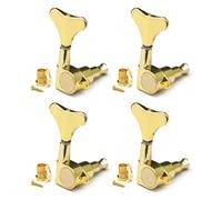 Sintonizzatori A Testa Di Chitarra Chitarra basso elettrica a 4 pezzi piroli sigillati testa dell'accordatore accessori per chitarra oro(4R)