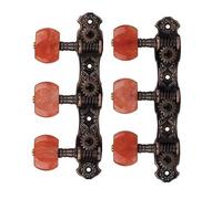 Sintonizzatori A Testa Di Chitarra Chitarra classica 1:16 meccaniche con corde rivestite e meccaniche due pezzi/coppia(Red)