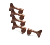 Sintonizzatori A Testa Di Chitarra Meccaniche per basso a 5 corde Fishtail 4L1R 4R1L 3R2L 3L2R piroli di accordatura per accessori per basso in rame rosso(4L1R)