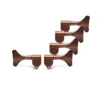 Sintonizzatori A Testa Di Chitarra Meccaniche per basso a 5 corde Fishtail 4L1R 4R1L 3R2L 3L2R piroli di accordatura per accessori per basso in rame rosso(4R1L)