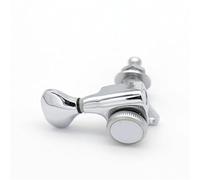 Sintonizzatori A Testa Di Chitarra Meccaniche Per Chitarra Elettrica A 22 Denti Con Blocco Delle Corde Impugnatura A Coda Di Pesce Piccola Cromate(6L)