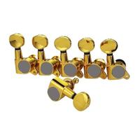 Sintonizzatori A Testa Di Chitarra Meccaniche per chitarra elettrica accordatore in metallo mini accordatore ovale per ST TL Tele Tuning Pegs(GD 6R)