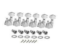Sintonizzatori A Testa Di Chitarra Set Di 6 Meccaniche Autobloccanti Per Chitarra Elettrica Piroli Di Accordatura 6R O 6L(Chrome 6L)