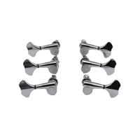 Sintonizzatori A Testa Di Chitarra Set di accordatori per testa driver Dianbei accessori per strumenti a 4 5 e 6 corde cromati(3L3R)