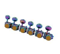 Sintonizzatori A Testa Di Chitarra Testa della macchina per chitarra elettrica con dado di bloccaggio vintage Chameleon Rainbow per ST TL rapporto di trasmissione 1:15