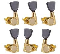 Sintonizzatori A Testa Di Chitarra Un set di 3R3L 6R 6L ingranaggi sigillati grigio perla pulsante chitarra meccanica parti di accessori per strumenti musicali(4L2R)
