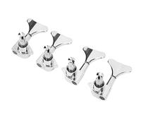 Sintonizzatori per Basso, Set di Chiavi per Accordatura, 4 Pezzi Chiave Metallo, Pioli Sigillati 2R2L, per Musicisti, Gitarristi, DIY e Uso Professionale