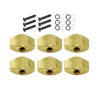 Sintonizzatori per chitarra, sintonizzatori acustici, 6 pezzi set per musica aggiornamento, metallo in lega di dettaglio, strumento Parts Feature, Home Studio Utility for Musician Repair Maintenance