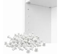 Sintrix Fab 120 tappi ciechi bianchi Ø 2,9 mm - coperture per fori e fori per le viti, tappi di copertura in plastica per Ikea compatibili con mobili BESTÅ, tappi di copertura per scaffali/armadietti