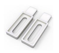 Sintrix Fab 2 Staffe a Muro compatibili con Geberit UP AP140 Cassetta WC | supporto da parete per cassetta di scarico da incasso, montaggio facile e rapido, ristrutturazione bagno e ricambio