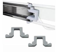 Sintrix Fab 2 x fermate per la guida del cestino/arresto di fine binario posteriore compatibile con lavastoviglie Miele 2154400. Fermaporta clip per cassetto portaposate adatto per Imperial, Privileg