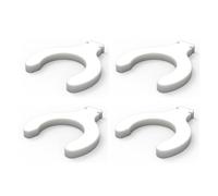 Sintrix Fab 4 clip per radiatori piatti - compatibile con Kermi ZK00940001 - Supporto per radiatore per fissaggio di copertura termosifone, console e rivestimento