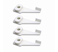Sintrix Fab 4 guide scorrevoli di ricambio per binari per tende da soffitto (1 binario), compatibili con IKEA VIDGA, sostituiscono i numeri di parte IKEA 10067913/10078138, design stabile per tende da