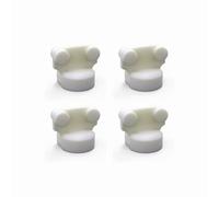 Sintrix Fab 4 x rulli scorrevoli - compatibili con i binari per tende IKEA Kvartal - Vestibilità sicura e scorrevole - ideale per tende a pannello e tende scorrevoli