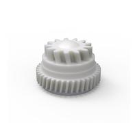 Sintrix Fab Ingranaggio motore rinforzato/pignone compatibile Graef SKS S32000 / SKS32120 - ingranaggi per affettatrice affettatrice - 30 mm (13 denti) / 42 mm (40 denti), altezza 28 mm