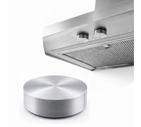 Sintrix Fab Manopola di ricambio per cappa aspirante compatibile con IKEA MATÄLSKARE & Whirlpool (003.921.97) - Plastica rinforzata con effetto metallico, collegamento robusto, montaggio facile